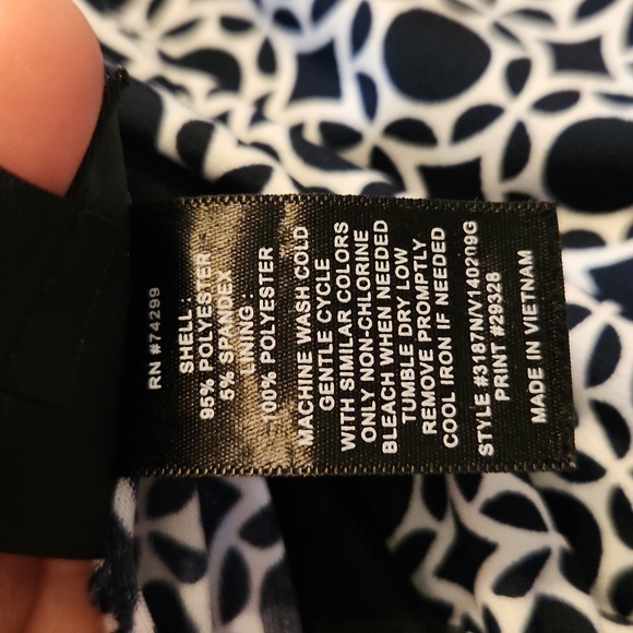 ENFOCUS dress, geometric pattern - Picture 5 of 5